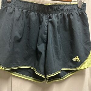 Adidas Women's Black Shorts with lemon lines size M/ NWOT